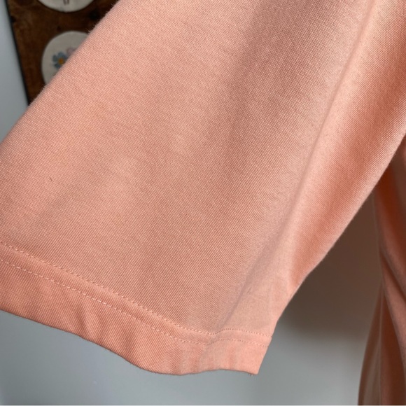 Vintage Peach Zip Up Embroidered Shirt - Picture 3 of 14